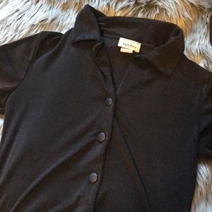Vintage Black buttoned-up shirt